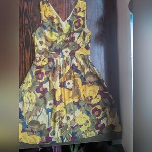 Banana Republic Floral Sleeveless Dress – Size 8